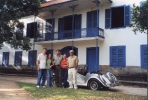 Com Amigos (Nilson, Tushkinha, Dulce e Sérvio) na residência do Barão de Juparanã (1830-1876).